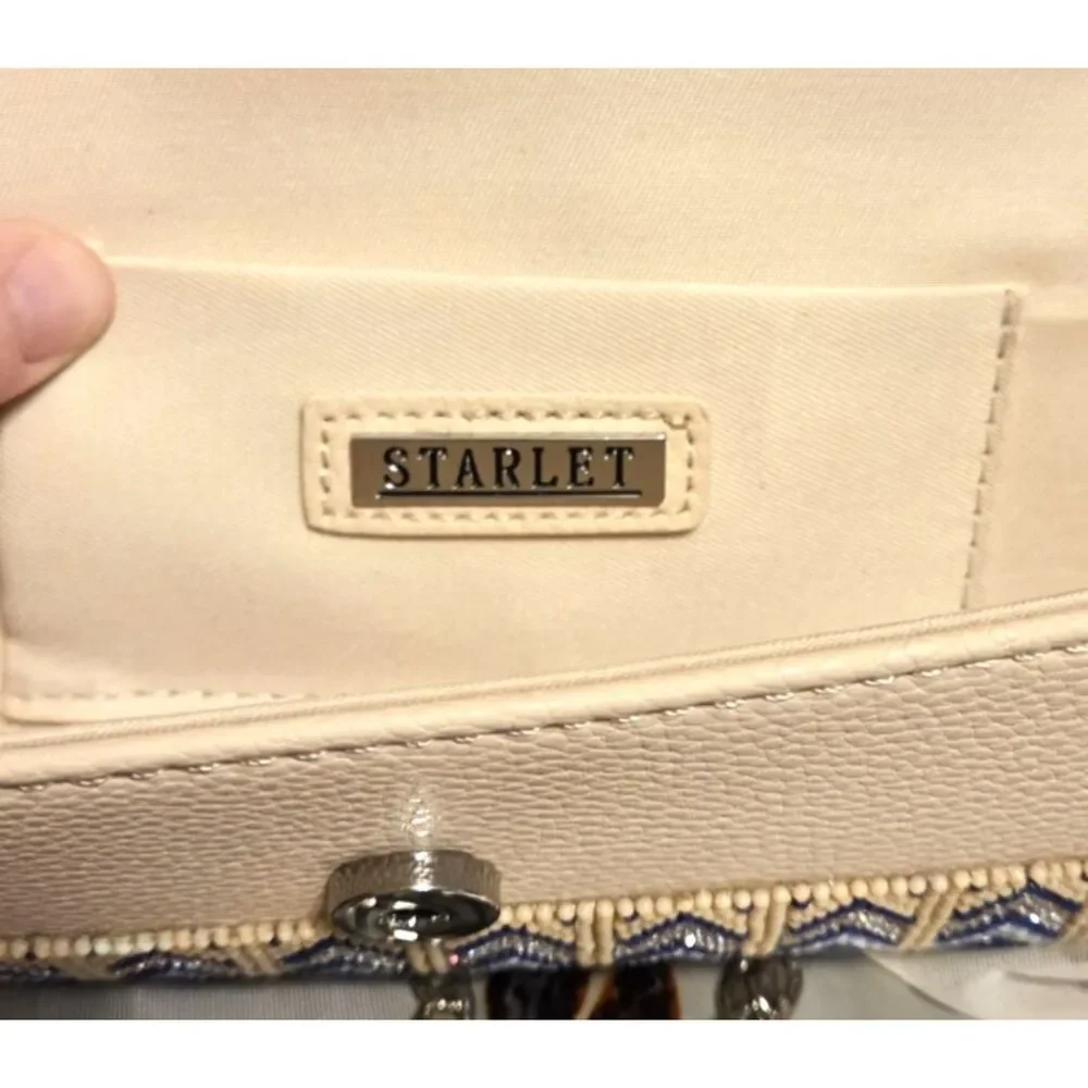 Starlet Evening Beaded Envelope Clutch/Crossbody